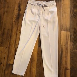 Express tapered leg belted pants EUC!